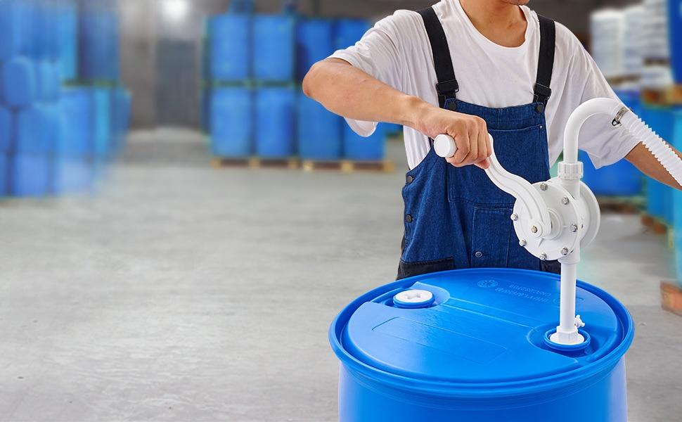 Phân loại bơm thùng phuy theo trục bơm