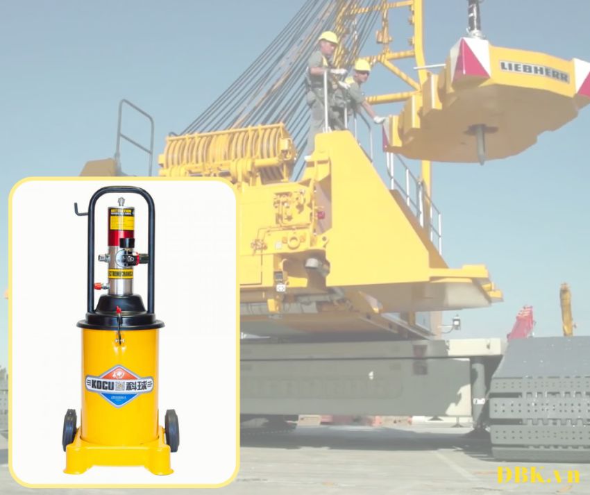 Máy bơm mỡ bò bằng hơi có những ứng dụng gì?