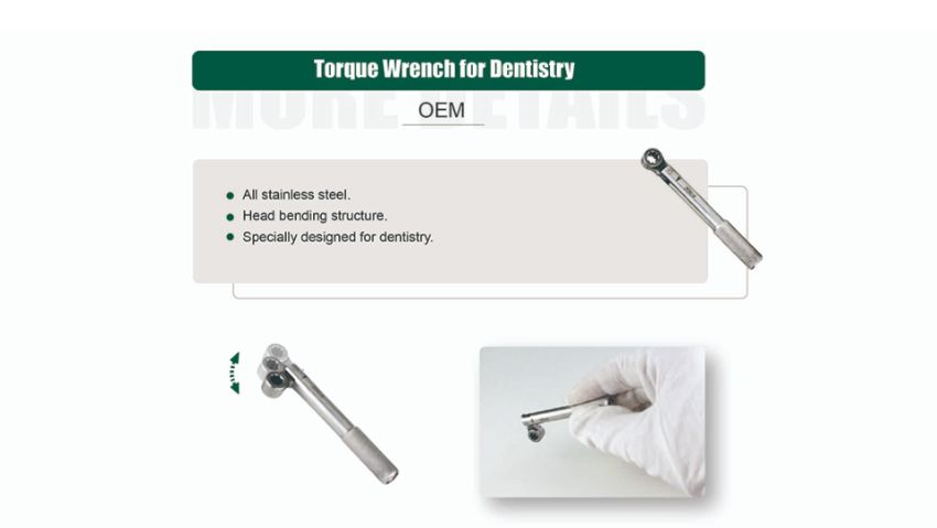 Cờ lê lực cho nha khoa (OEM)