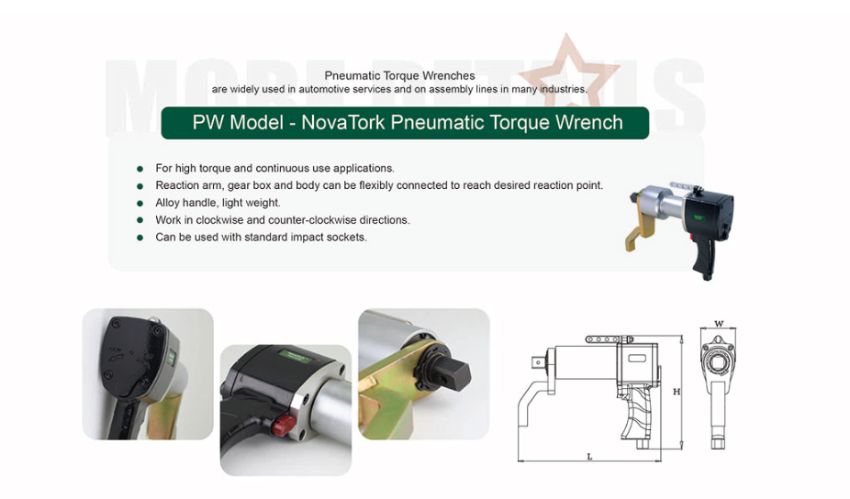Cờ lê lực khí nén - PW Model
