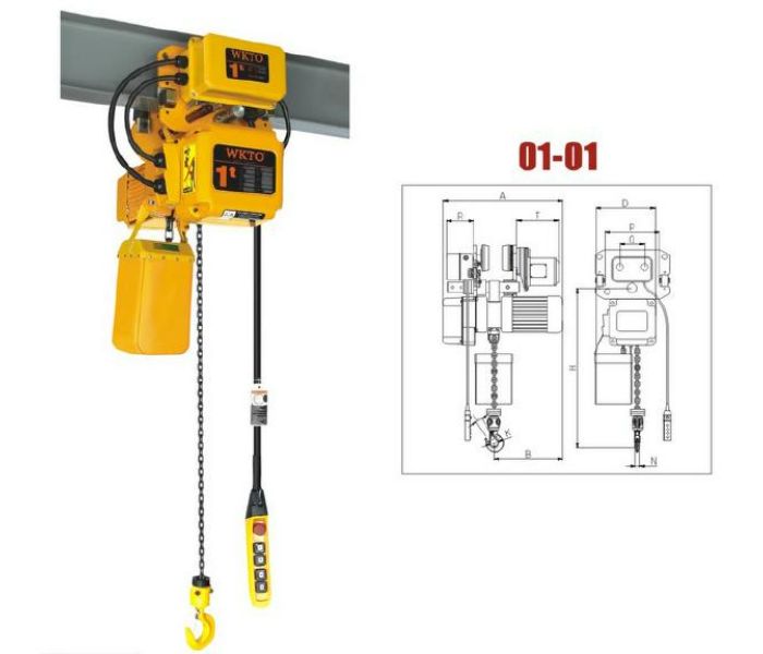 Pa lăng xích 200kg 9