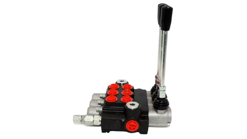 Cấu tạo van gạt tay thủy lực P80-3 (3 tay gạt)