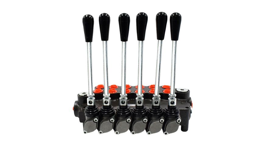 Cấu tạo đặc biệt của van gạt tay thủy lực P80-6 (6 tay gạt)