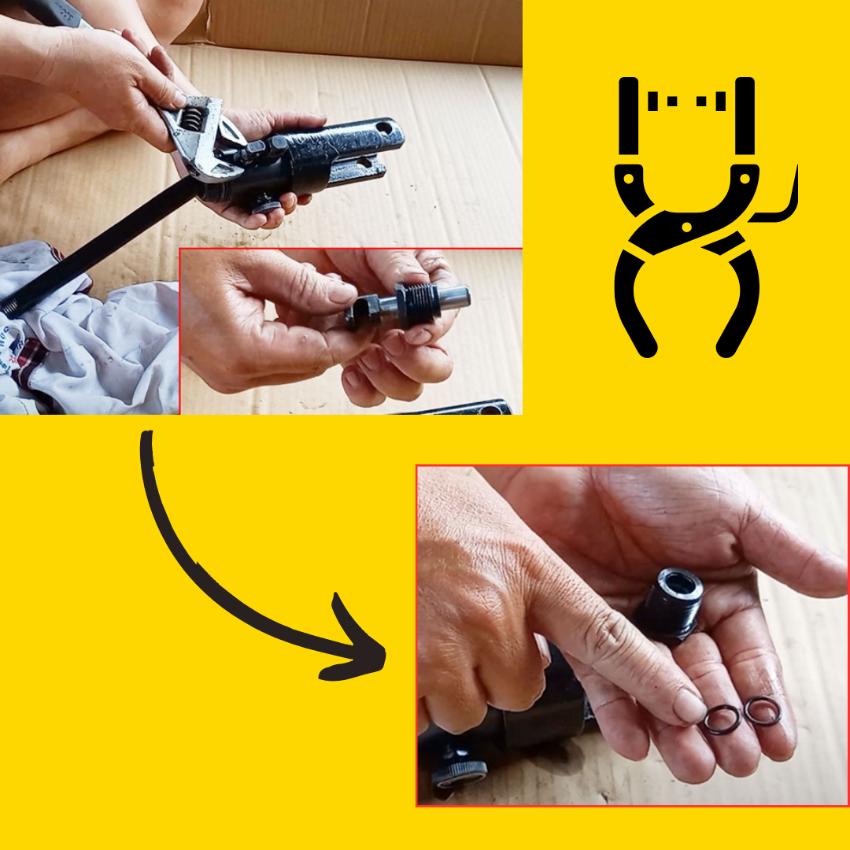 Hướng dẫn tháo kìm bấm cos thủy lực bị hỏng