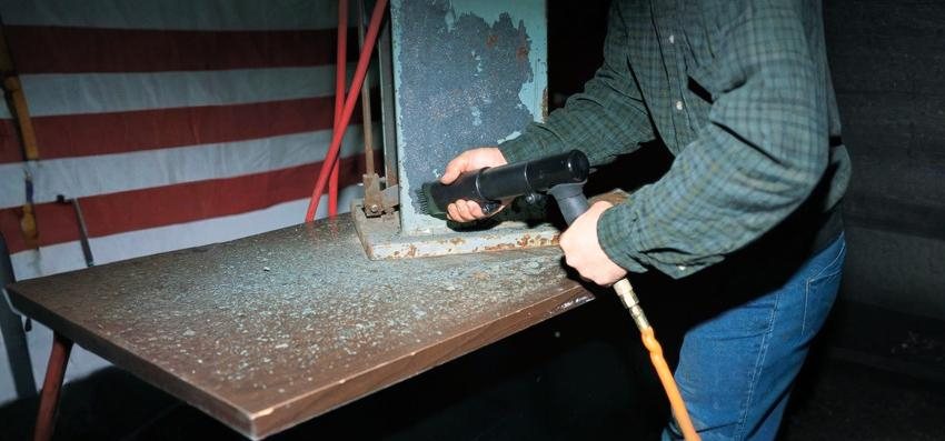 Áp suất khí nén tối ưu để súng gõ rỉ hoạt động hiệu quả