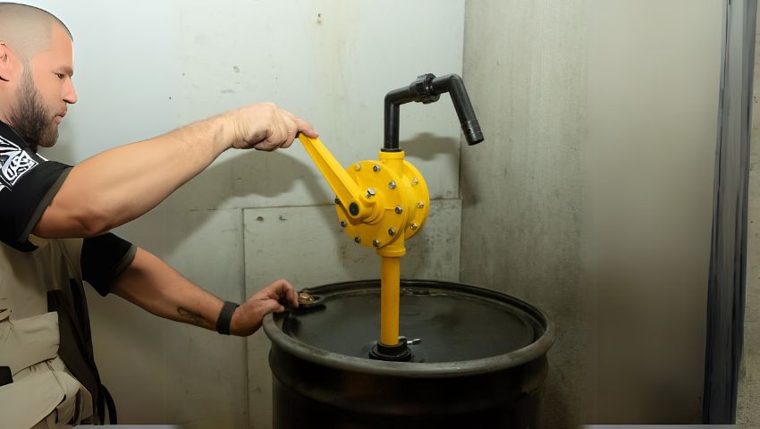 Bơm thùng phuy kiểu tay quay