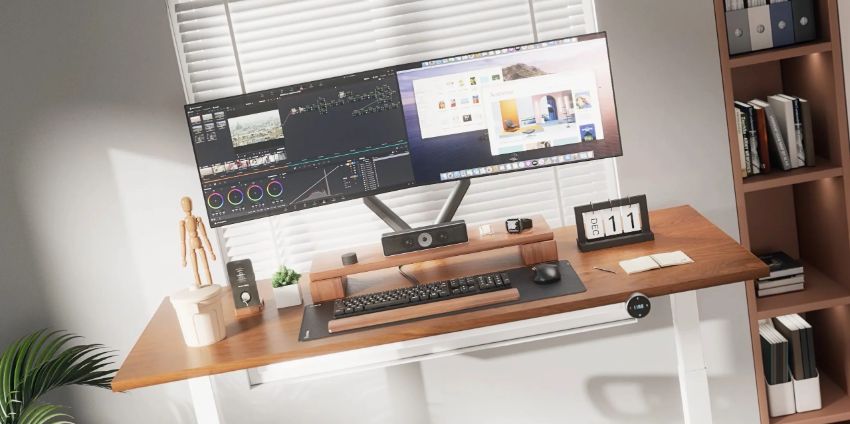 Bàn nâng hạ điện động cơ kép