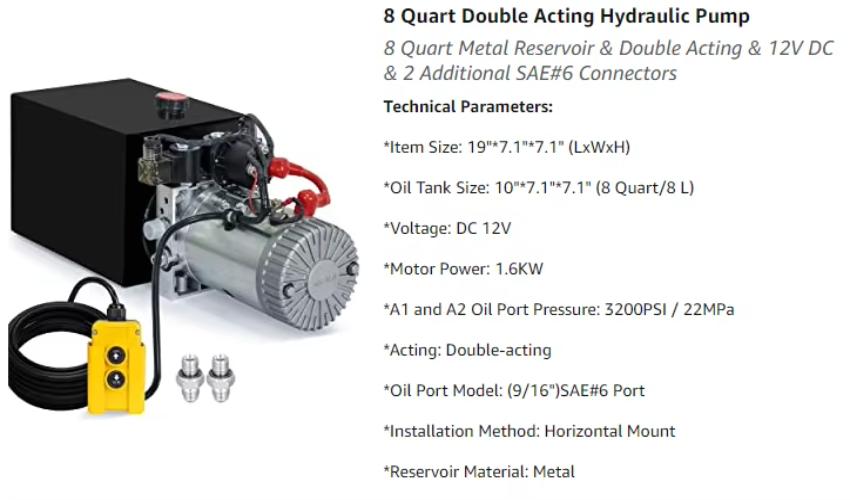 Bộ nguồn thủy lực 12V Zhejiang 2