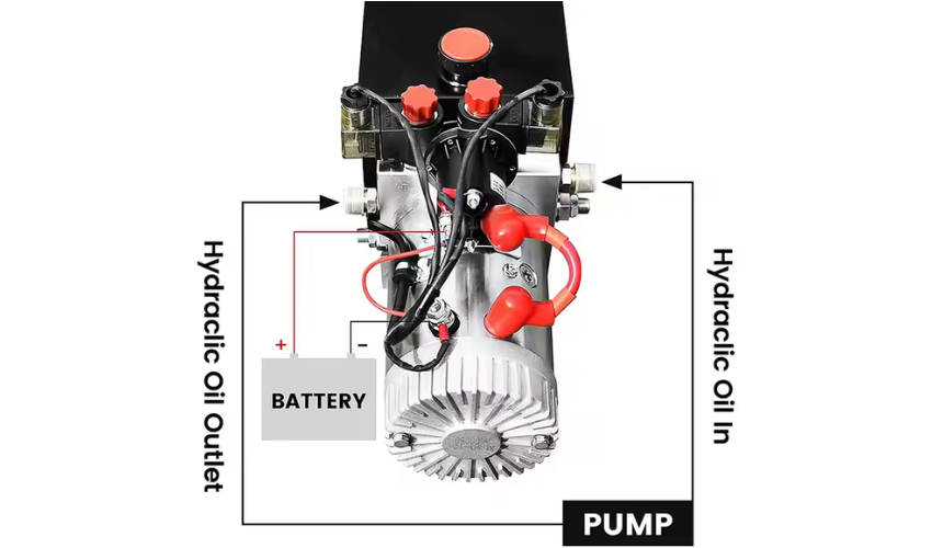 Bộ nguồn thủy lực 12V Zhejiang 5