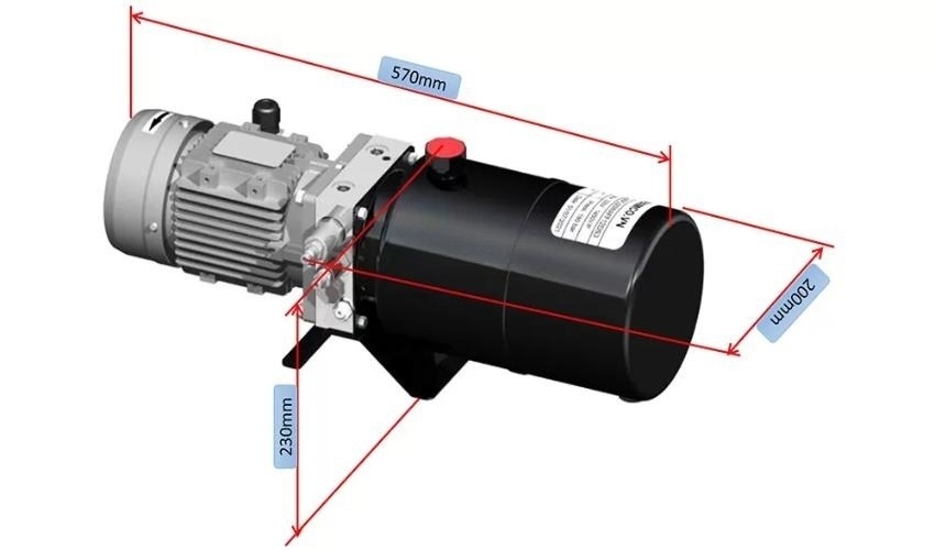 Bộ Nguồn Thủy Lực Dock Leveler 1.1 kW 8