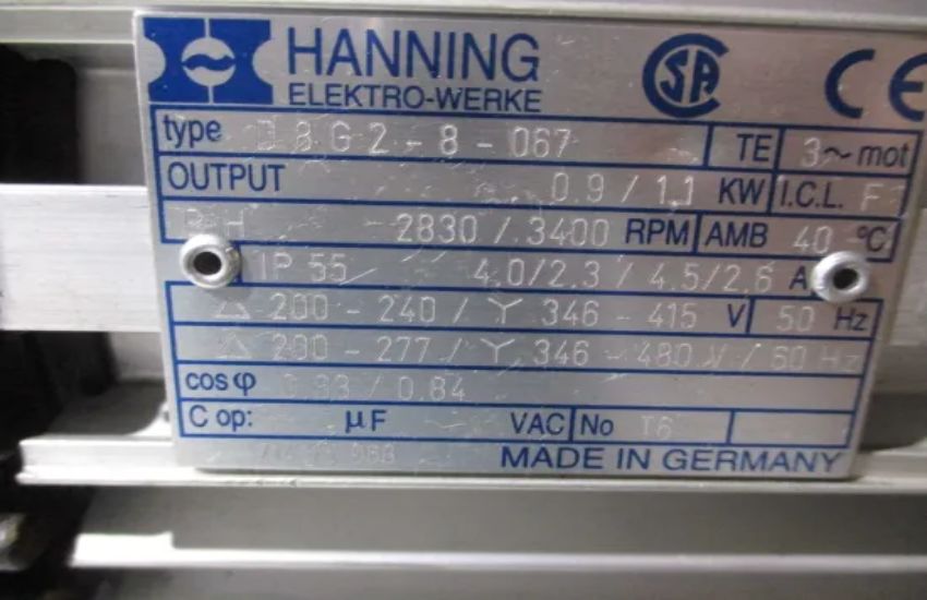 Thông số kỹ thuật bơm hút chân không LEYBOLD SOGEVAC SV25B 1