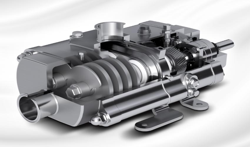 Bơm trục vít dạng xoắn 2 trục