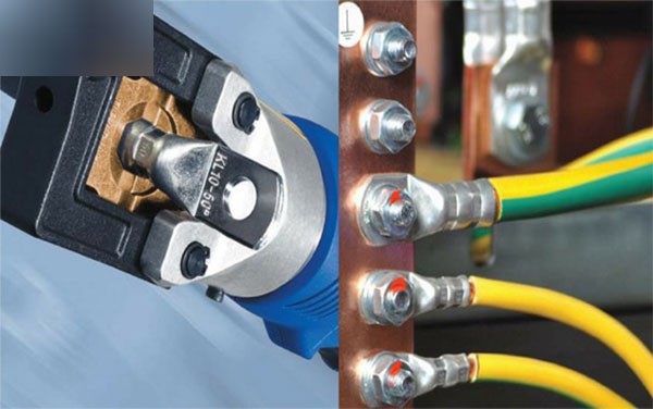 Cấu tạo của máy ép cos thủy lực dùng điện