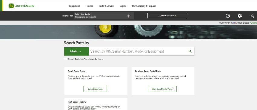 Cách tra cứu part number phụ tùng John Deere