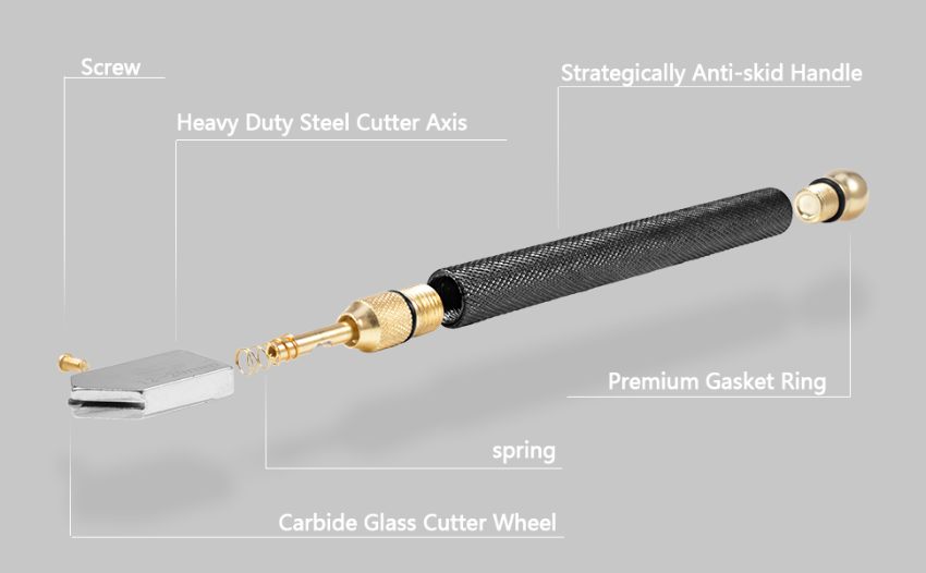 Cấu tạo chung của dao cắt kính