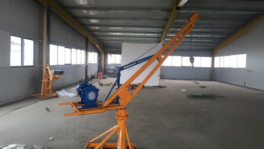 Cấu tạo của cẩu xoay 360 độ