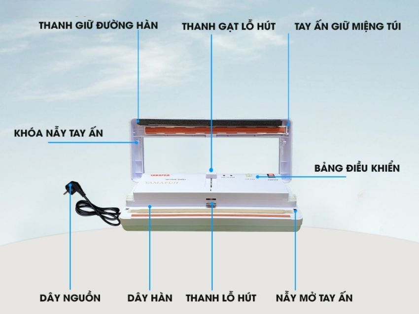 Cấu tạo của máy hút chân không gia đình