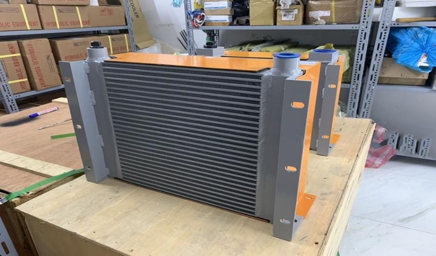 Cấu tạo két làm mát dầu thủy lực