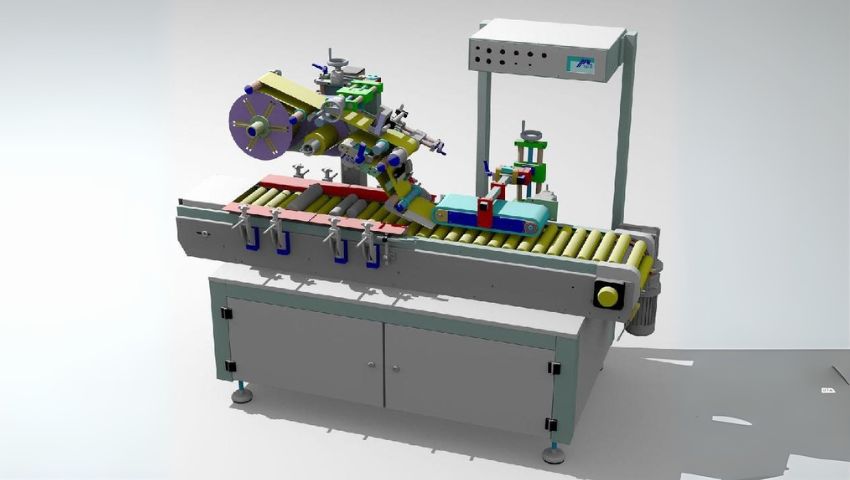Máy dán nhãn được cấu tạo ra sao?