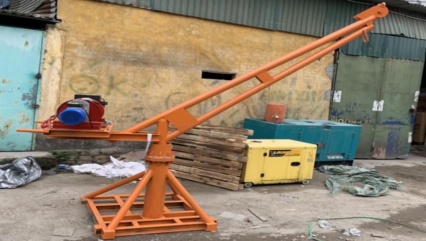 Cẩu xoay 360 độ hoạt động ra sao?