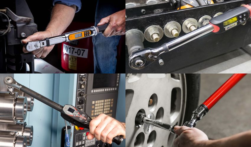 Ứng dụng của cờ lê cân lực điện tử