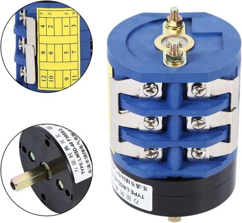 Công tắc đổi chiều máy ra vào lốp 40A