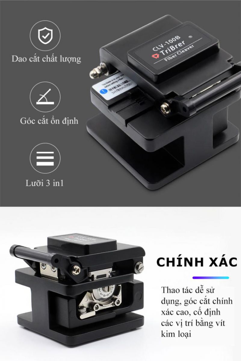 Dao cắt sợi quang Tribrer CLV-100B 1