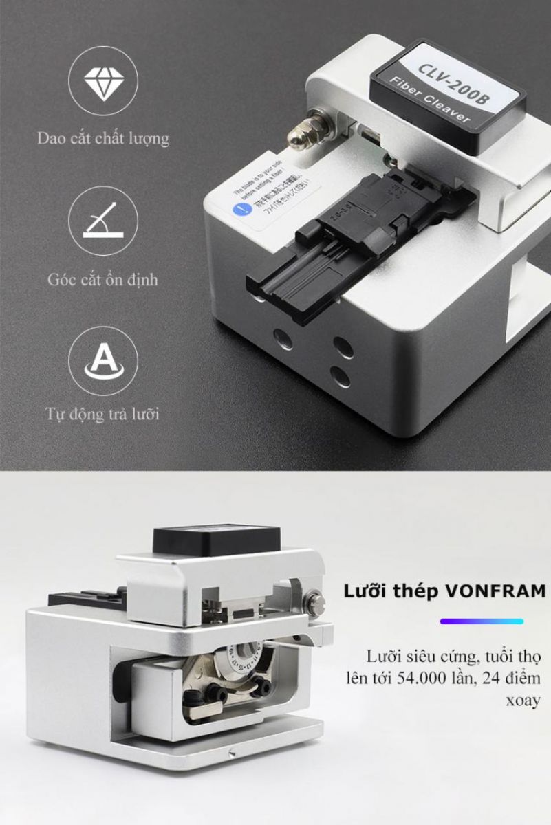 Dao cắt sợi quang Tribrer CLV-200B 2