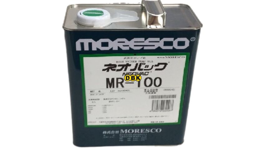 Thông số kỹ thuật dầu chân không NEOVAC Moresco MR-100 (Can / 4 Lít)
