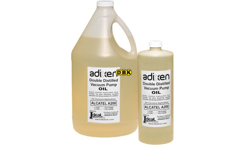 Thông số kỹ thuật dầu chân không Alcatel Adixen A200