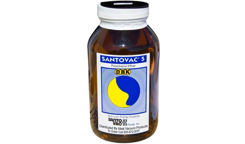 Giới thiệu sản phẩm dầu chân không Santovac 5 Polyphenyl Ether