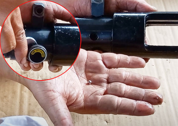 Hướng dẫn tháo kìm bấm cos thủy lực bị hỏng