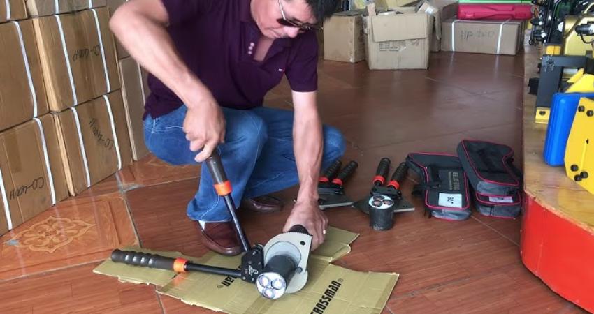 Hướng dẫn sử dụng kìm cắt cáp nhông