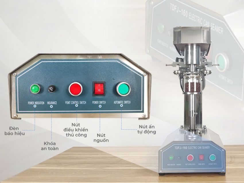 Hướng dẫn sử dụng máy viền mí lon TDFJ-160