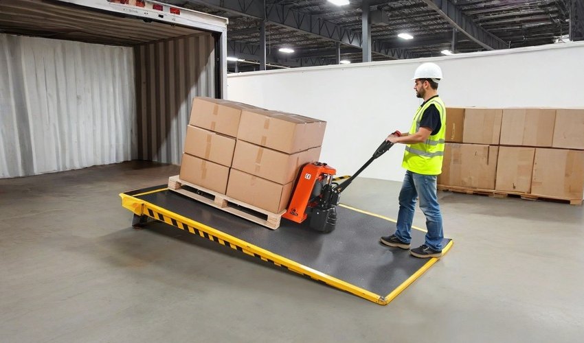 Khả năng nâng trên dốc của xe nâng điện tay thấp