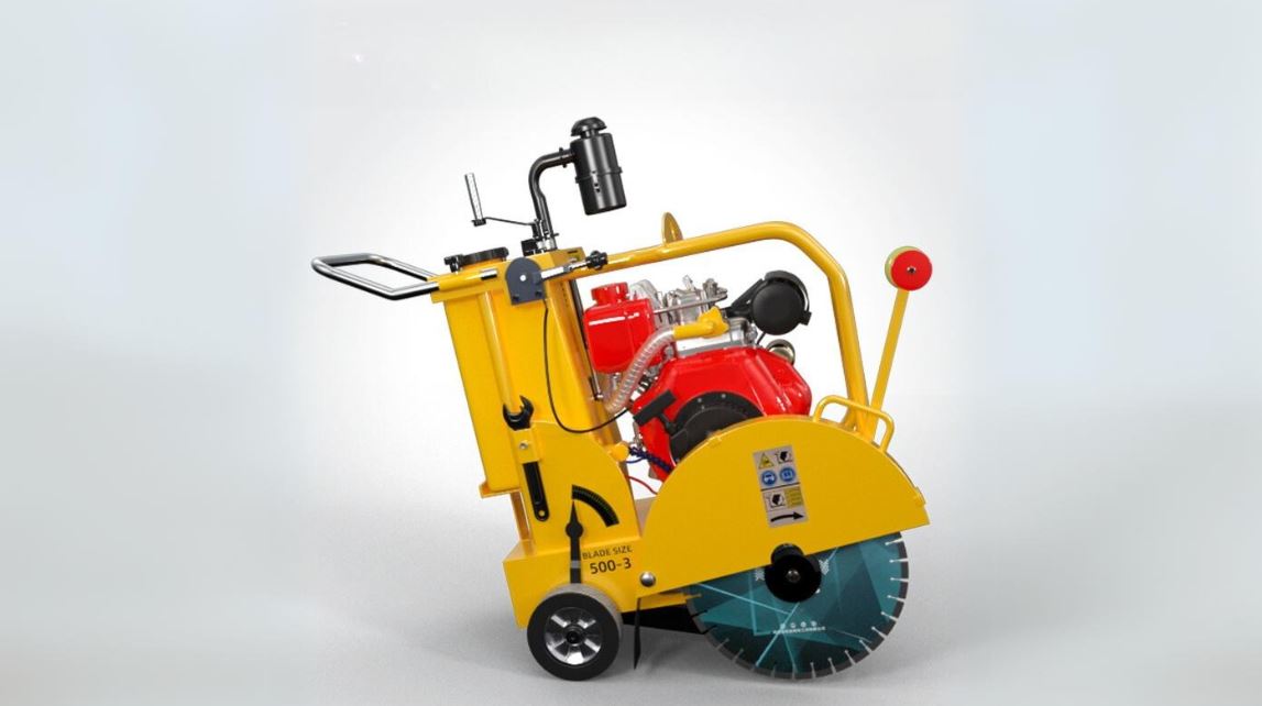 Máy cắt đường bê tông chạy xăng 0
