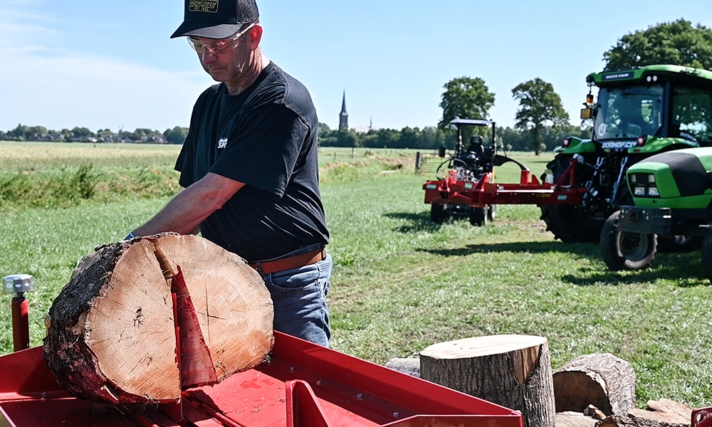 Một vài ứng dụng của máy chẻ củi thủy lực