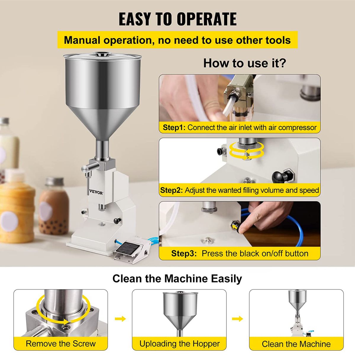 Máy chiết rót thủ công DBK A02 1