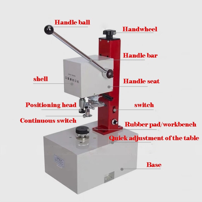 Máy viền mí lon nắp thủ công DBK KFJ-1035 5