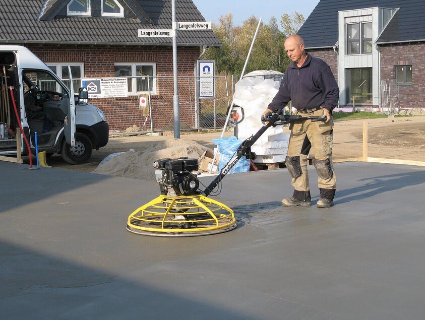 Nguyên lý hoạt động của máy xoa nền bê tông