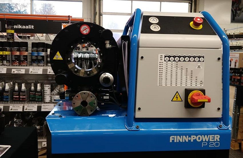 Thông số kỹ thuật máy bấm ống thủy lực Finn Power P20NMS