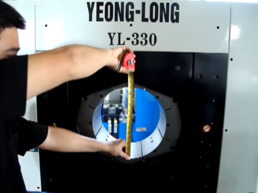 Thông số kỹ thuật máy bóp ống thủy lực YEONG LONG YL-330