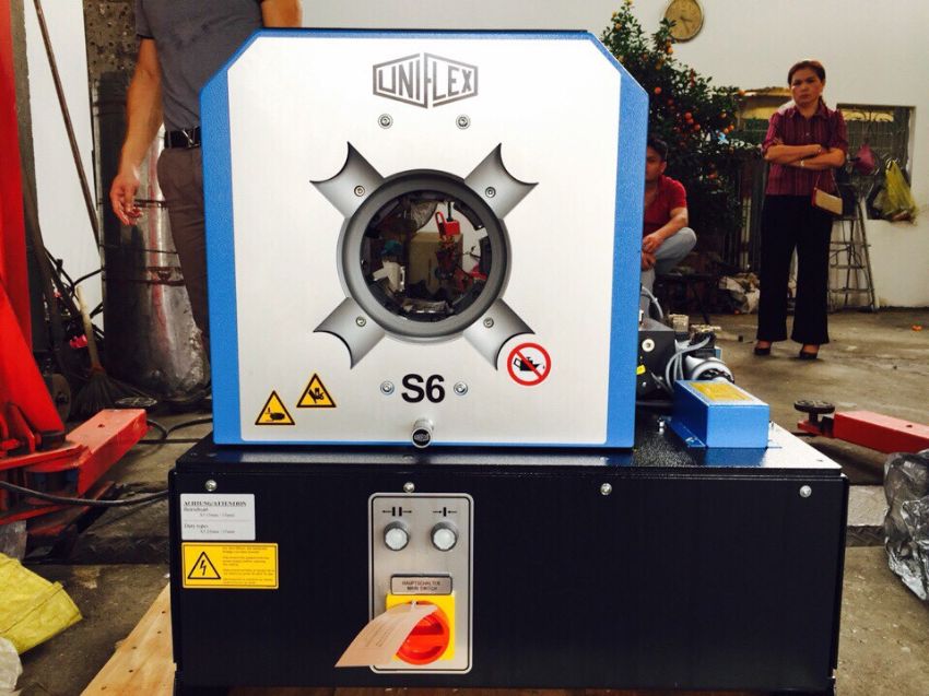 Thông số kỹ thuật máy bấm ống thủy lực UNIFLEX S6