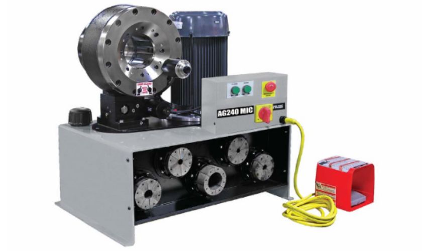 Giới thiệu sản phẩm máy ép ống AG240/74-MIC ALFAGOMMA