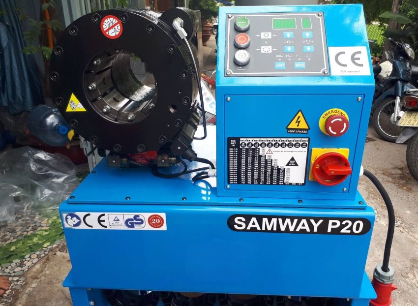Thông số kỹ thuật máy bấm ống thủy lực Samway - P20D