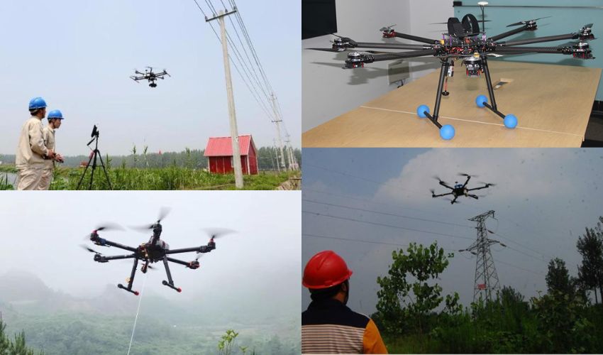 Một số ứng dụng của máy bay rải dây mồi