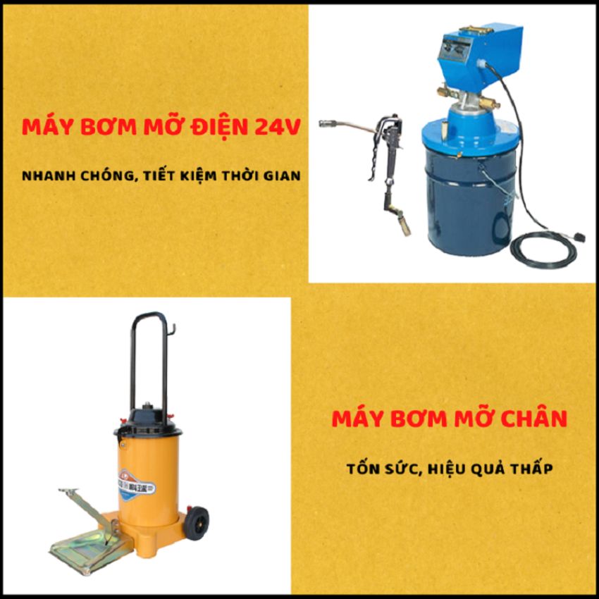 Tại sao nên chọn máy bơm mỡ điện 24V? 2