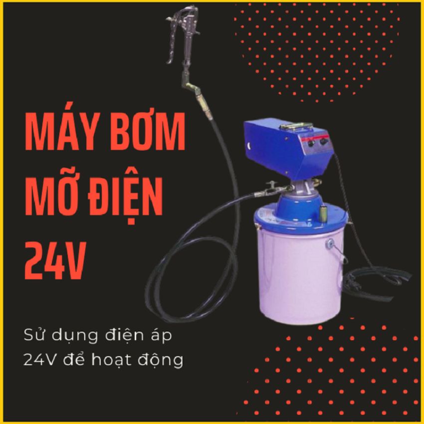 Khám phá hoạt động của máy bơm mỡ điện 24V