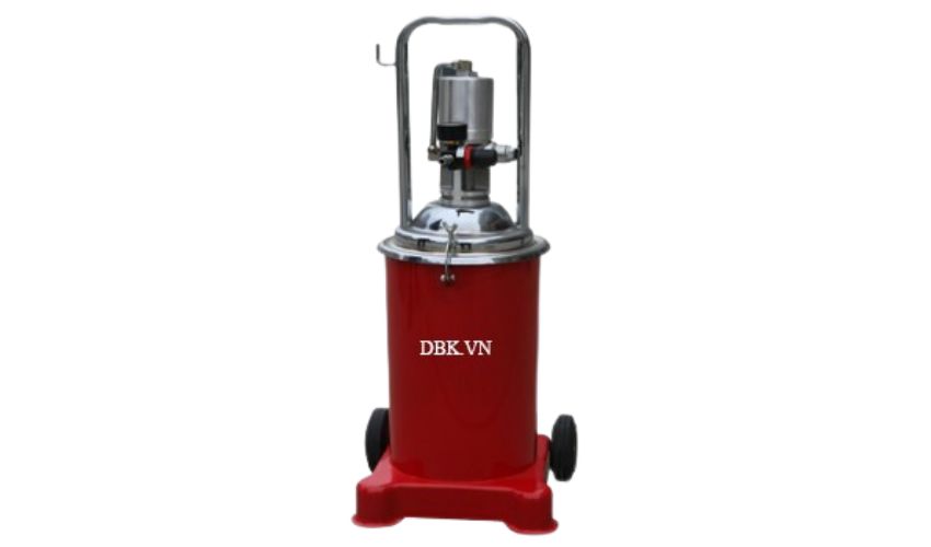 Giới thiệu sản phẩm máy bơm mỡ khí nén 15 lít LG-1002A 15L