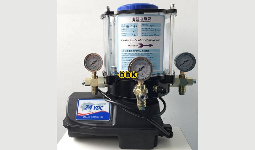 Máy bơm mỡ bằng điện 24v có cấu tạo như thế nào?